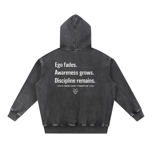 ACEWOLF® YRYP OVERSIZED FLEECE HOODIE - BLACK